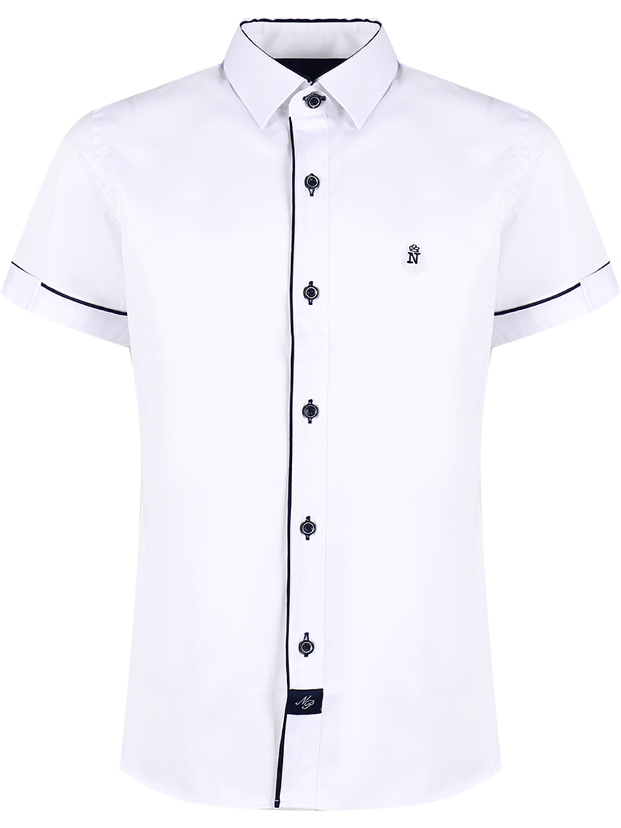 Рубашка Noble People, размер 12, цвет белый 19003-486-5CEY - фото 4
