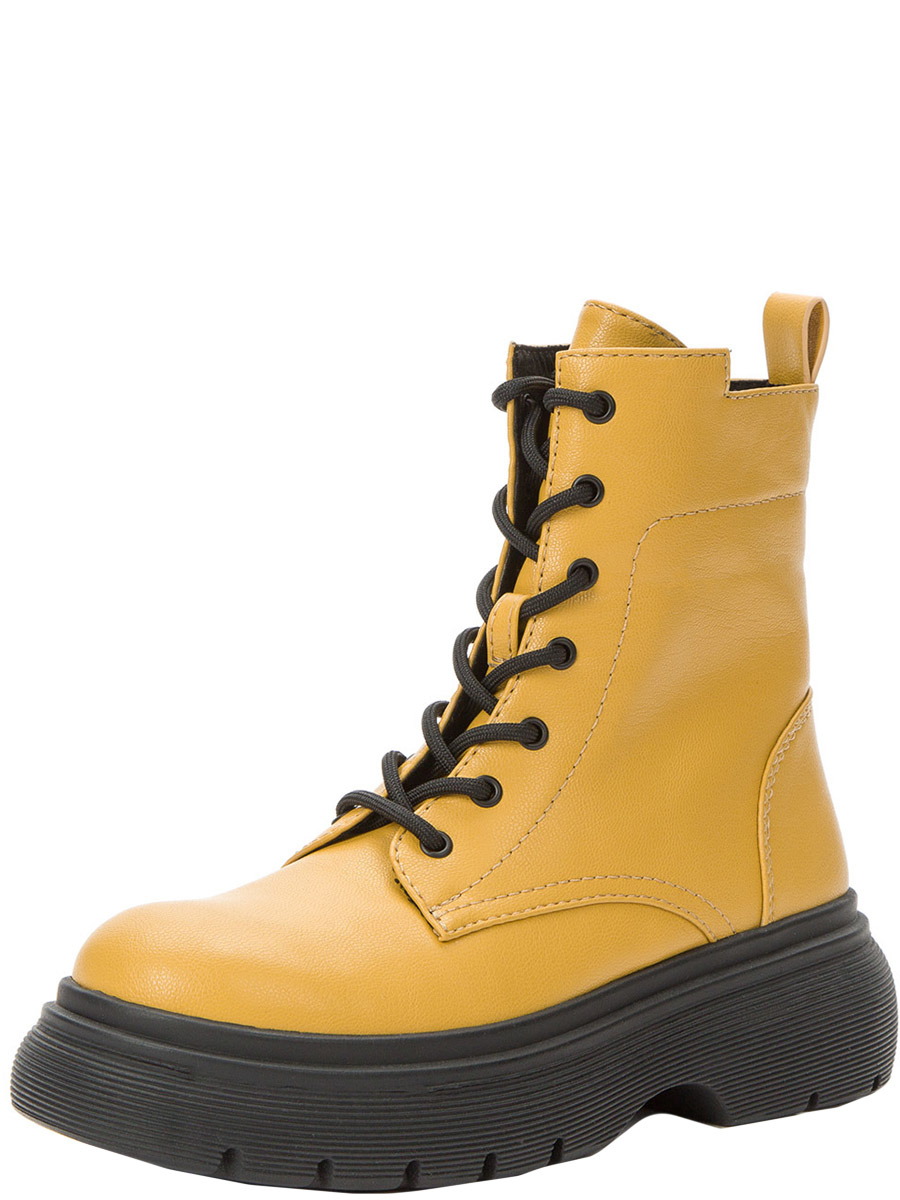 Ботинки ледоступы на носок 5 шипов универсальные желтые
