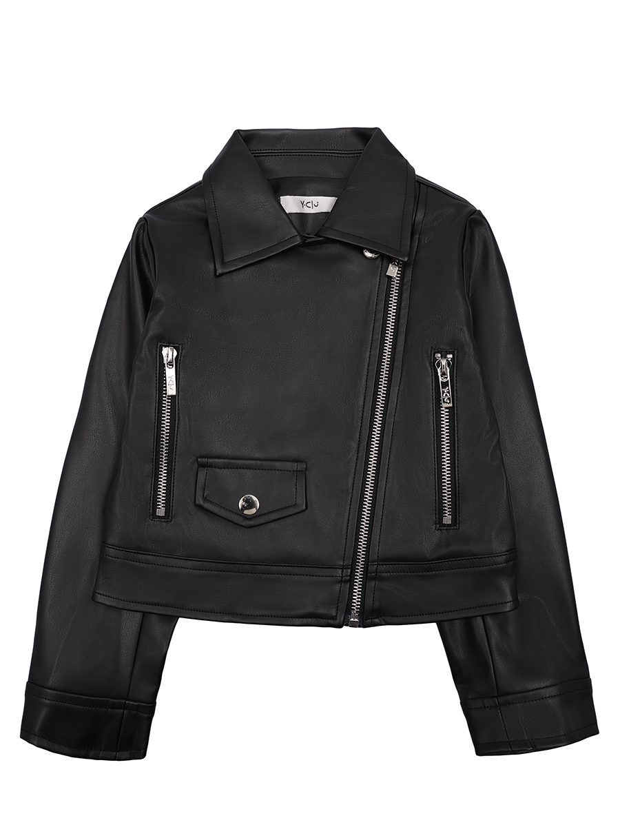 Куртка-косуха Y-clu', размер 4 года, цвет черный YB21447 - фото 1