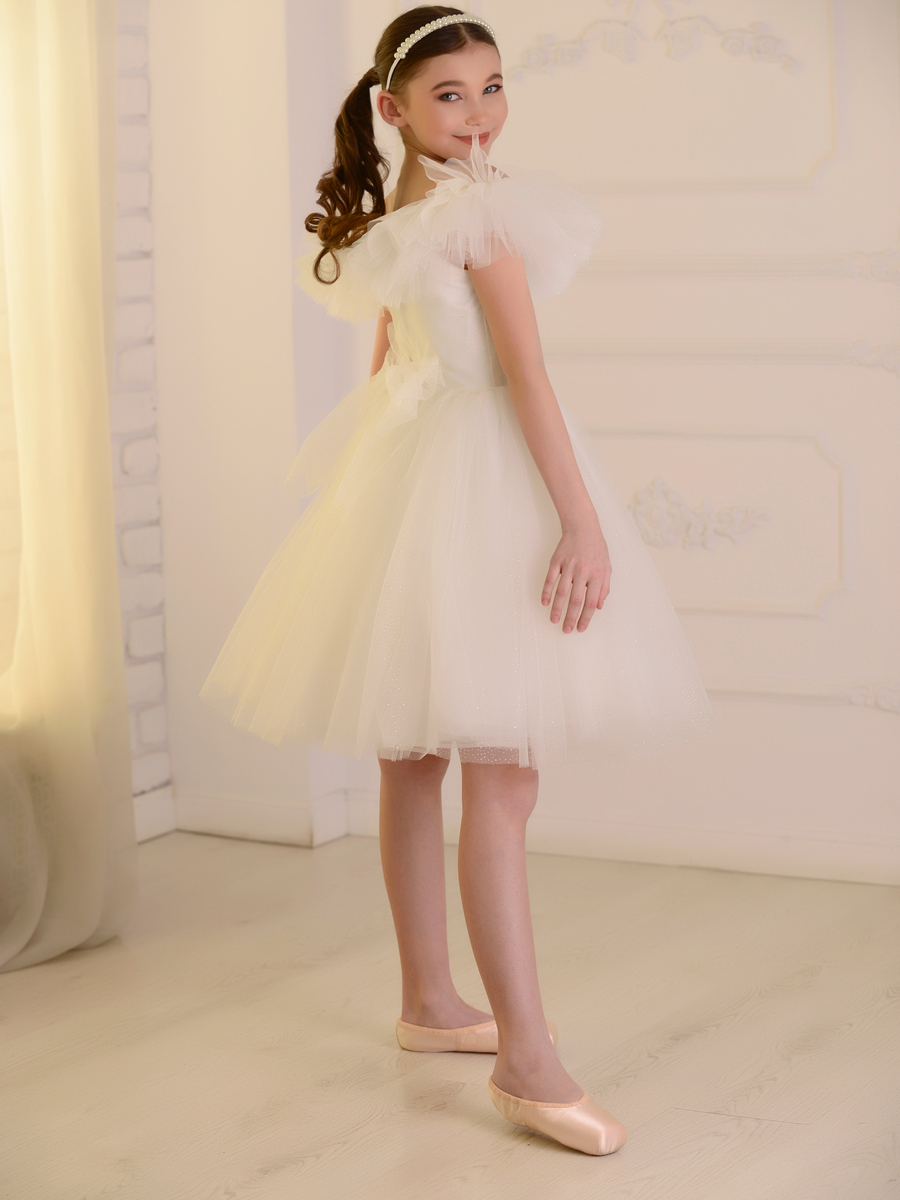 Платье Lila Style, размер 8, цвет бежевый Вальс - фото 6