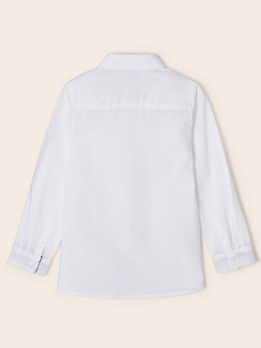 Рубашка Mayoral, размер 98, цвет белый 3.165/40 - фото 5