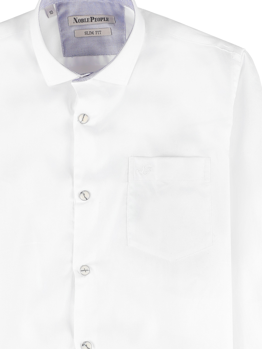 Рубашка Noble People, размер 9, цвет белый 19003-518-5JAC - фото 5