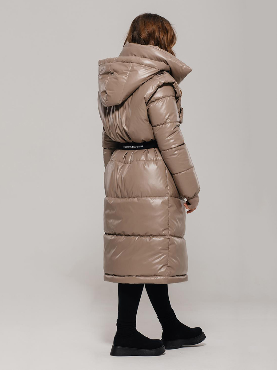 Пальто GnK, размер 14, цвет бежевый - фото 4