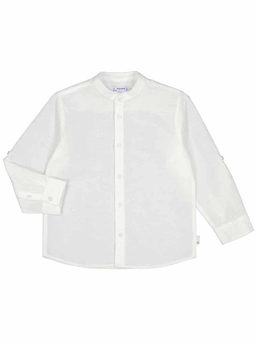 Рубашка Mayoral, размер 110, цвет серый