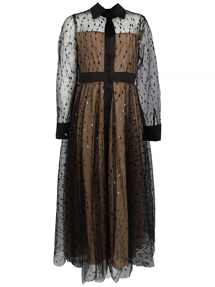 Платье Noble People, размер 134, цвет черный 29526-1275-1322 - фото 4