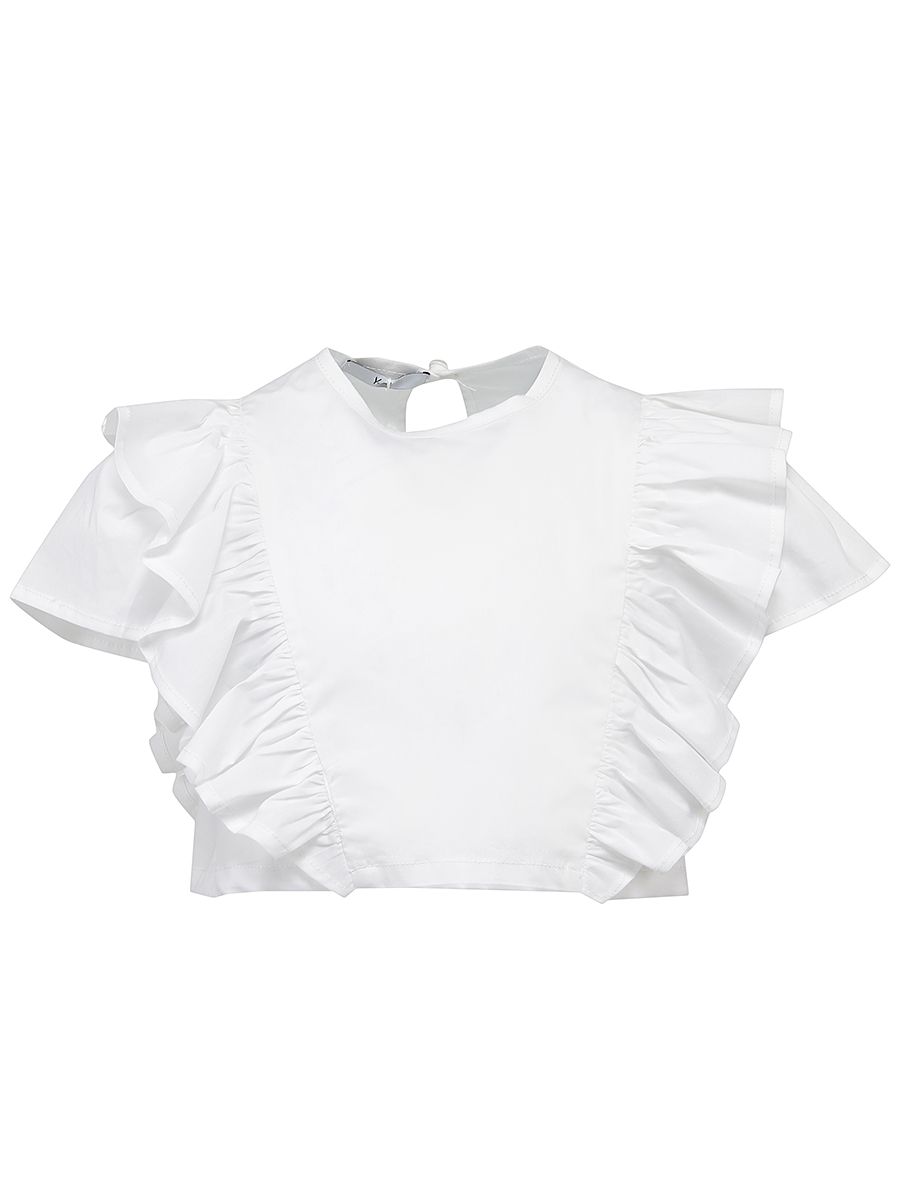 Блуза Y-clu', размер 104, цвет белый YB15330 - фото 1
