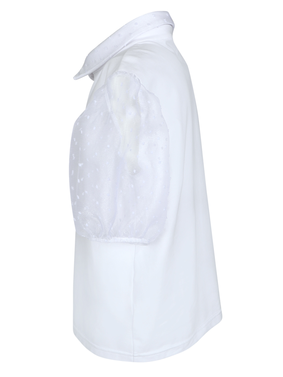 Блуза Noble People, размер 134, цвет белый 29503-574-5 - фото 7