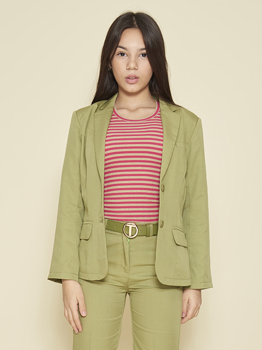 Пиджак To Be Too, размер 18, цвет зеленый TBT2059 - фото 1