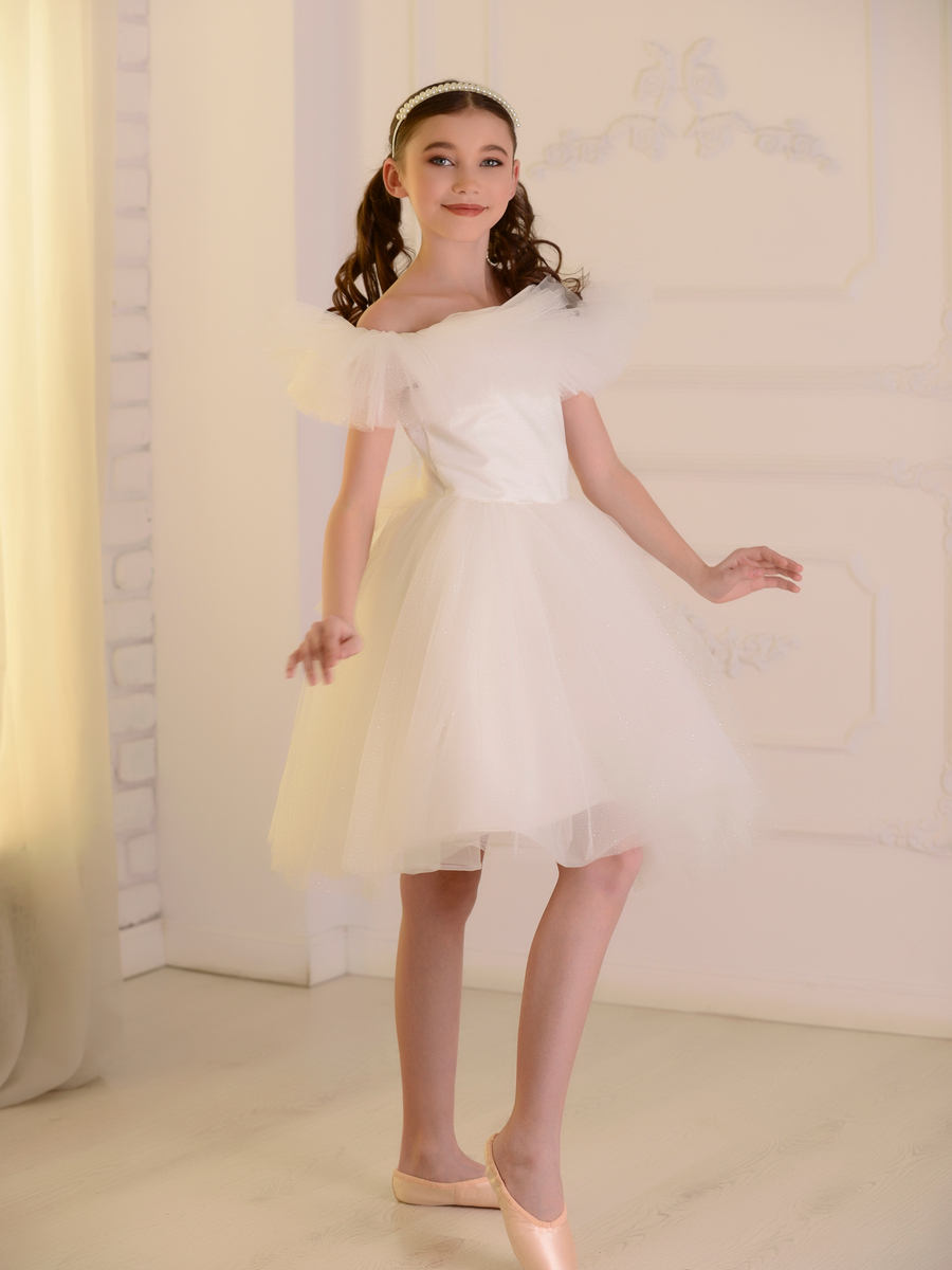 Платье Lila Style, размер 8, цвет бежевый Вальс - фото 7