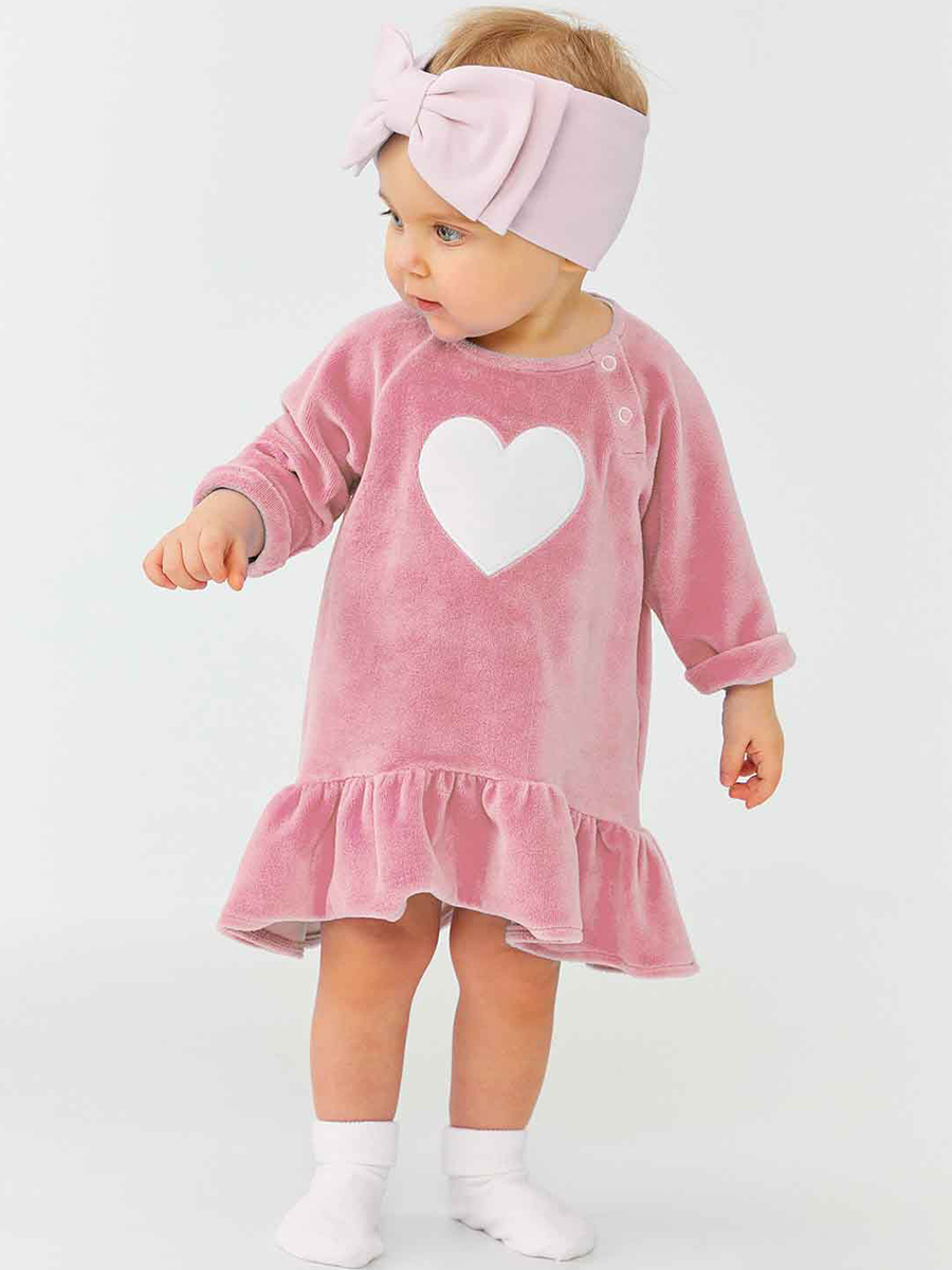 Платье Смена, размер 80 (48), цвет розовый 61004 - фото 1