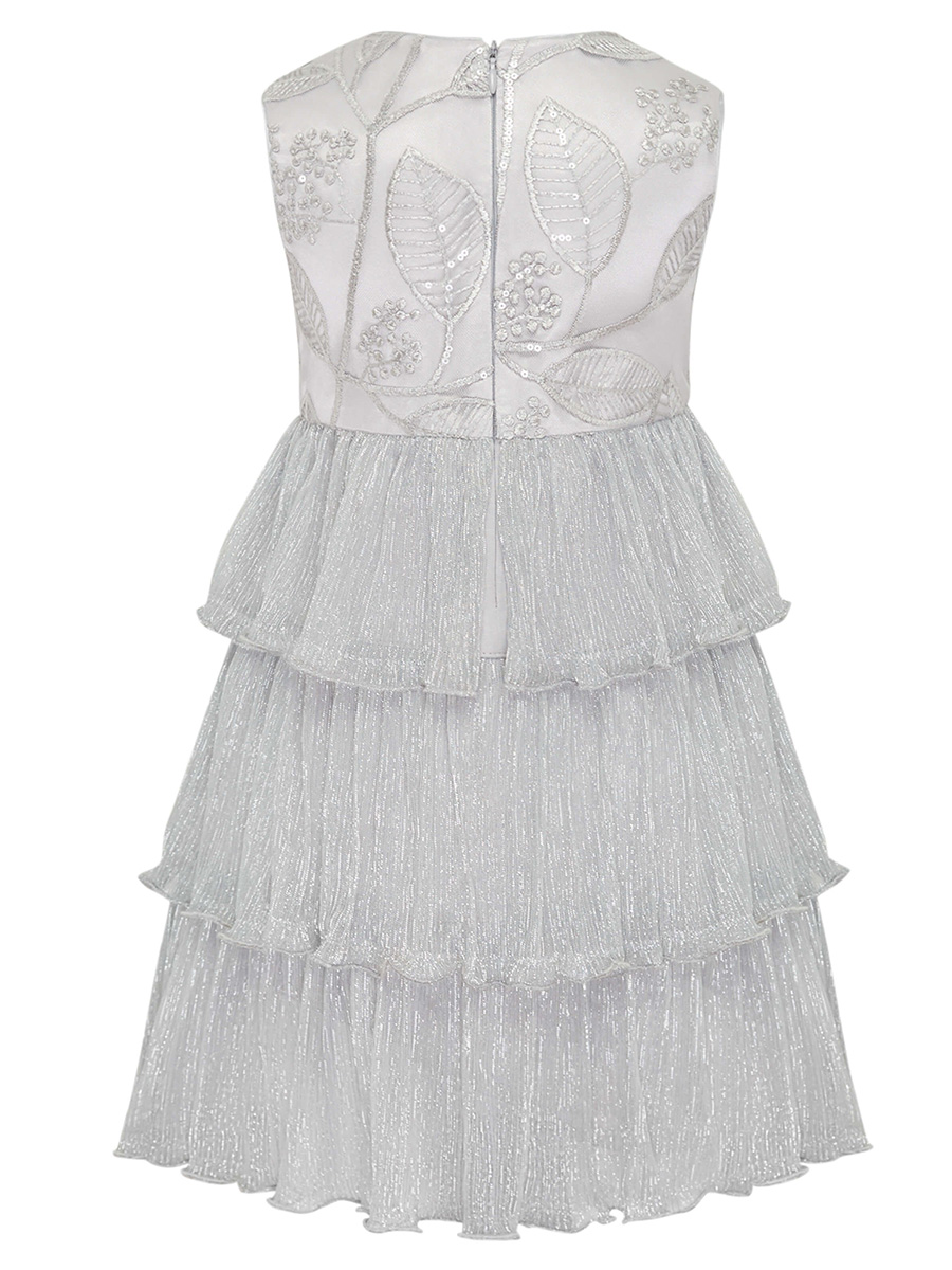 Платье Смена, размер 116 (60), цвет серый 21509 - фото 7
