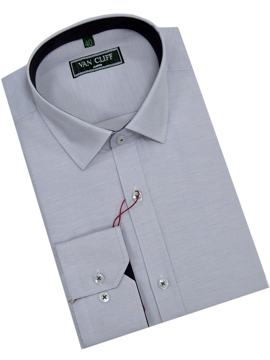 Рубашка Van Cliff, размер 182 (38), цвет серый 17375 - фото 2