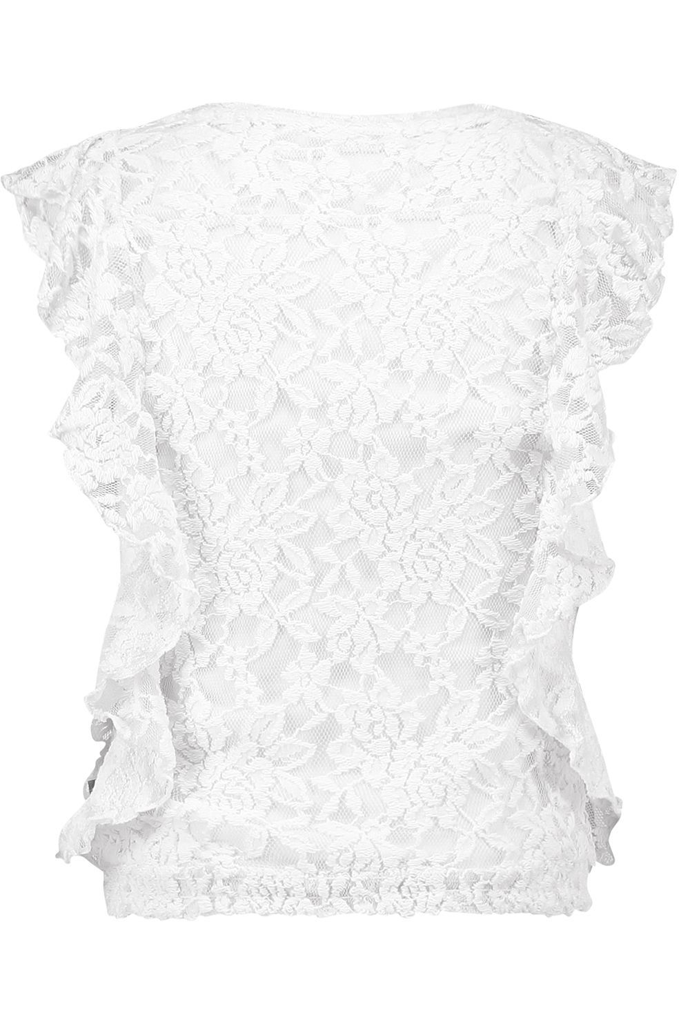 Блуза Vingino, размер 104, цвет белый SS20KGN36002 - фото 3