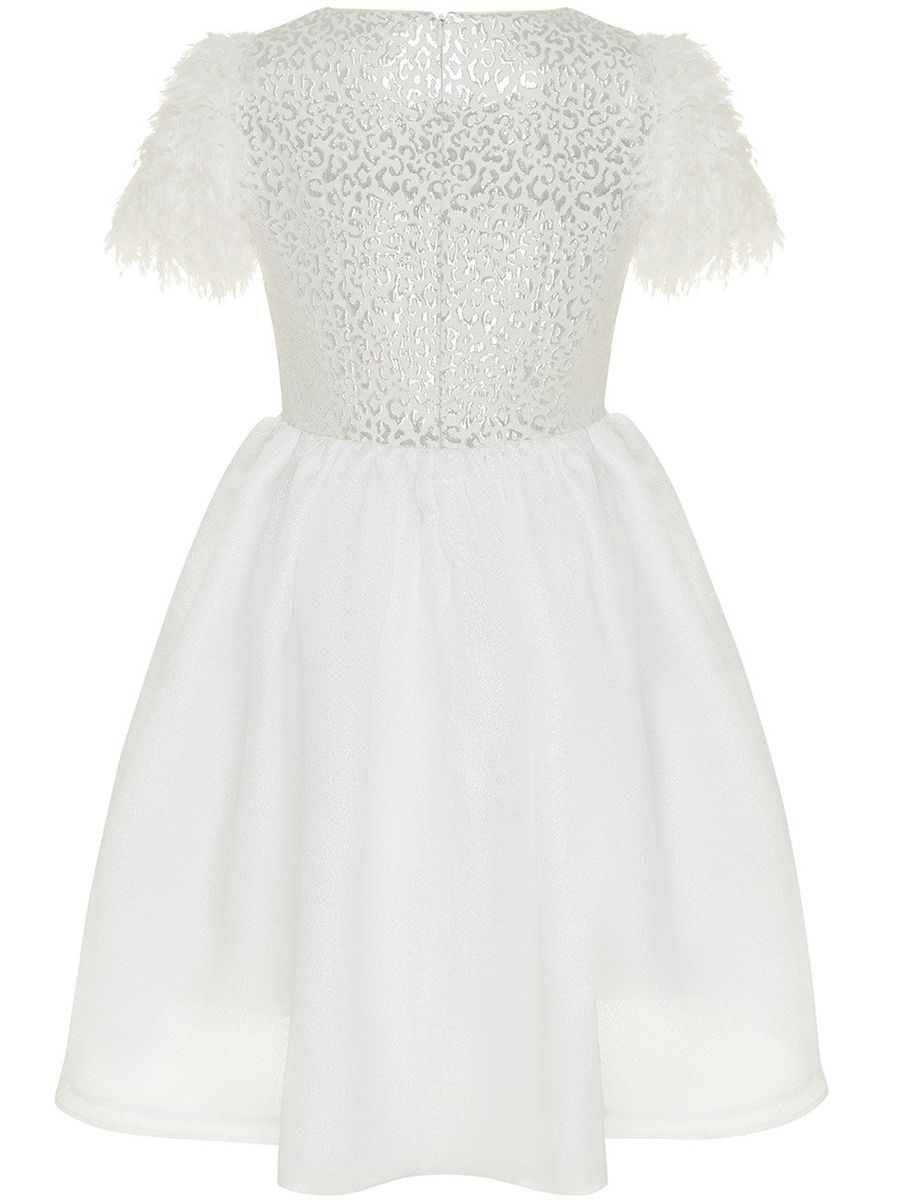 Платье Смена, размер 116-60, цвет белый 20543 - фото 6