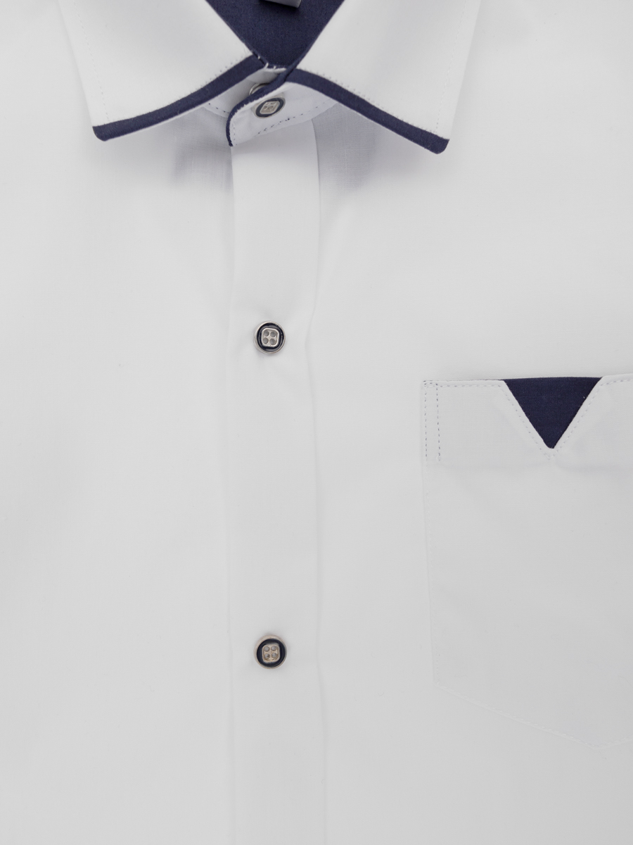 Рубашка Noble People, размер 13, цвет белый 19503-511-5TU - фото 5
